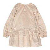 DOU DOU abito manica lunga tinta unita Beige per Bambina DV1B00X BEIGE DOU DOU 