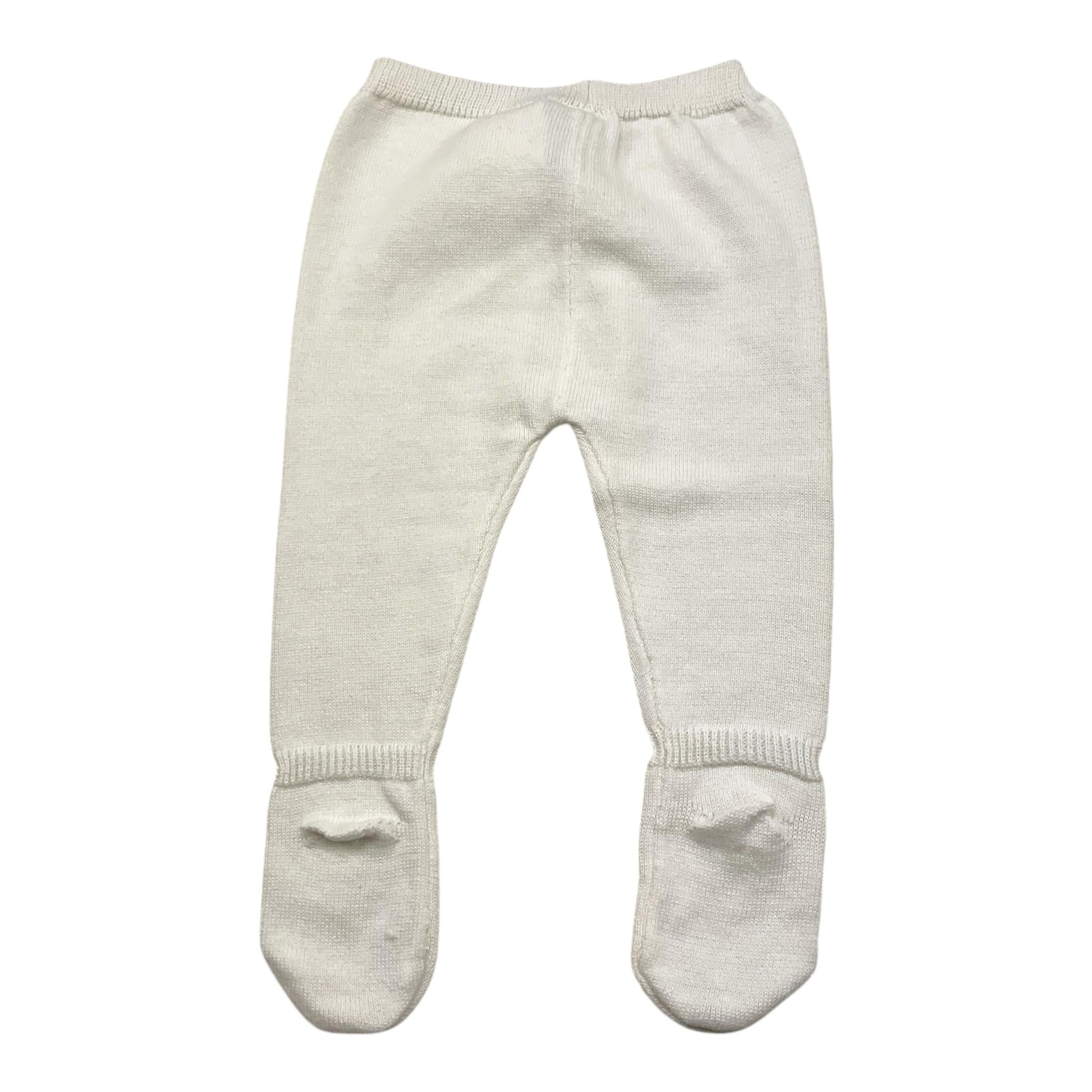YATSI BABY completo maglia-ghettina tinta unita Bianco per Neonata 24110175 BIANCO YATSI BABY 