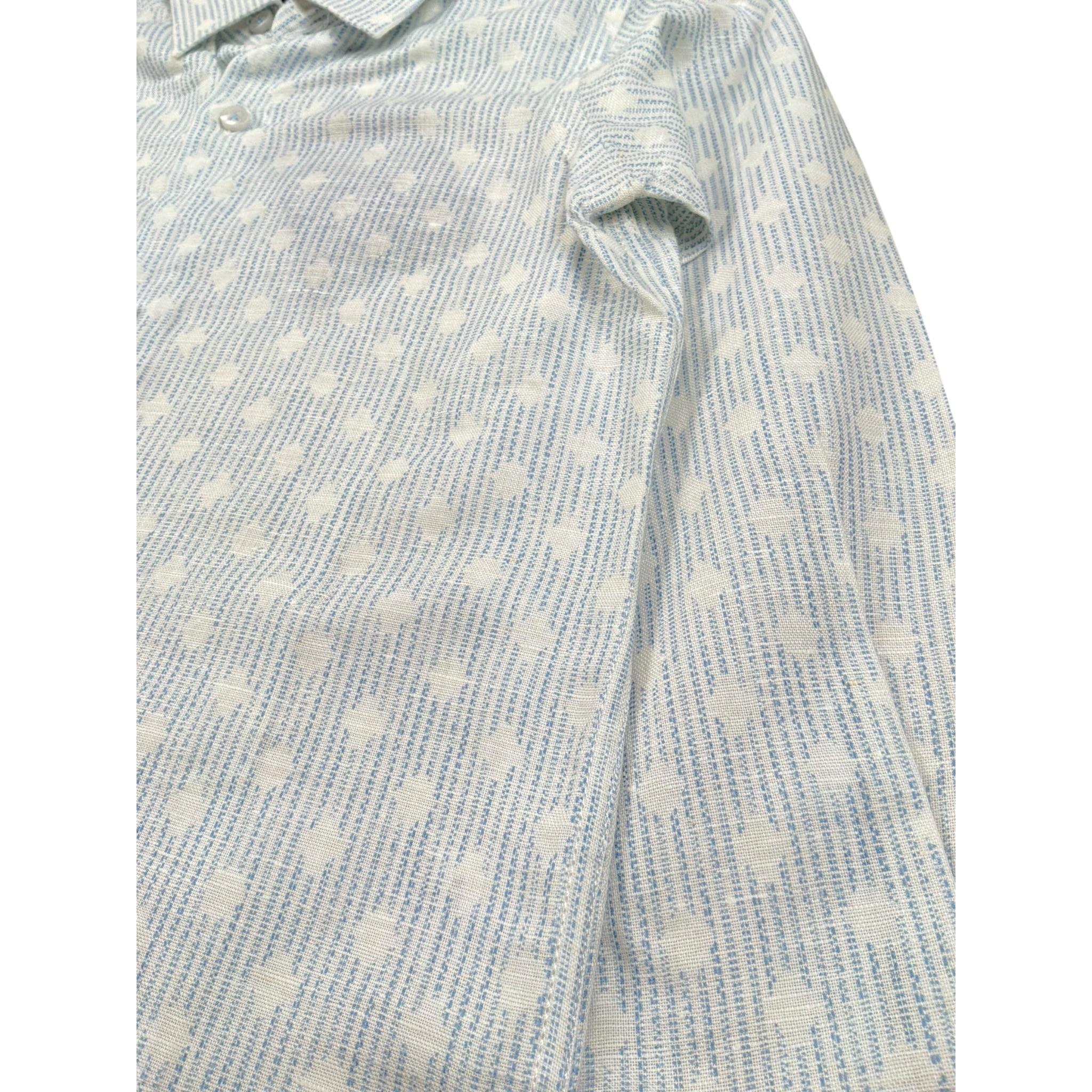 Emanuel Pris Camicia Tinta Unita con Fantasia per Bambino ECM4145B BIANCO EMANUEL PRIS 