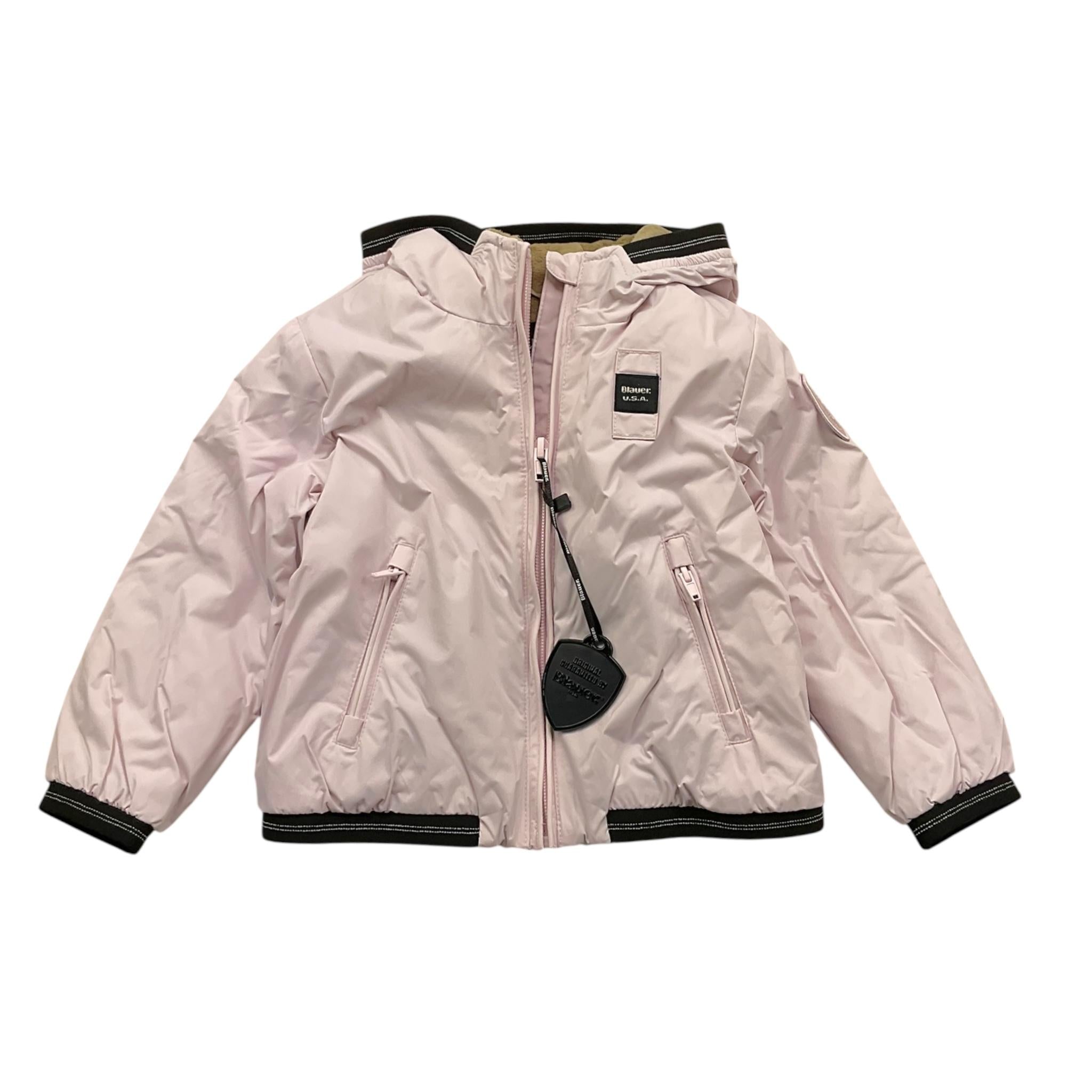 BLAUER giubbino tinta unita con cappuccio Rosa per Neonata 24WBBXC02551BNF ROSA BLAUER 