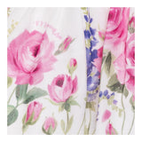 Monnalisa Gonna Tinta Unita Fantasia Floreale per Bambina GNMN BIANCO MONNALISA 