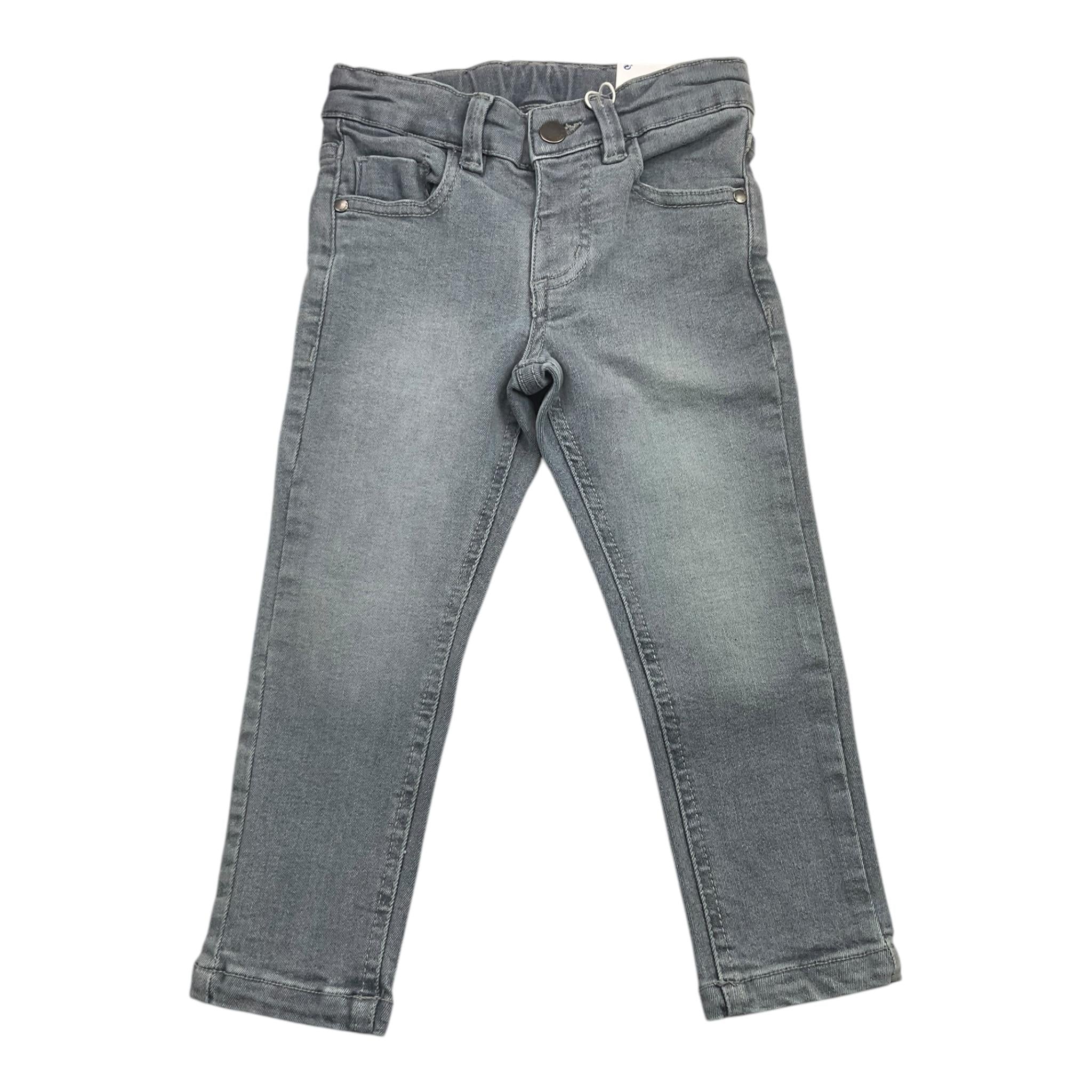 MAYORAL jeans tinta unita con girovita regolabile Grigio per Neonato 4530 GRIGIO MAYORAL 