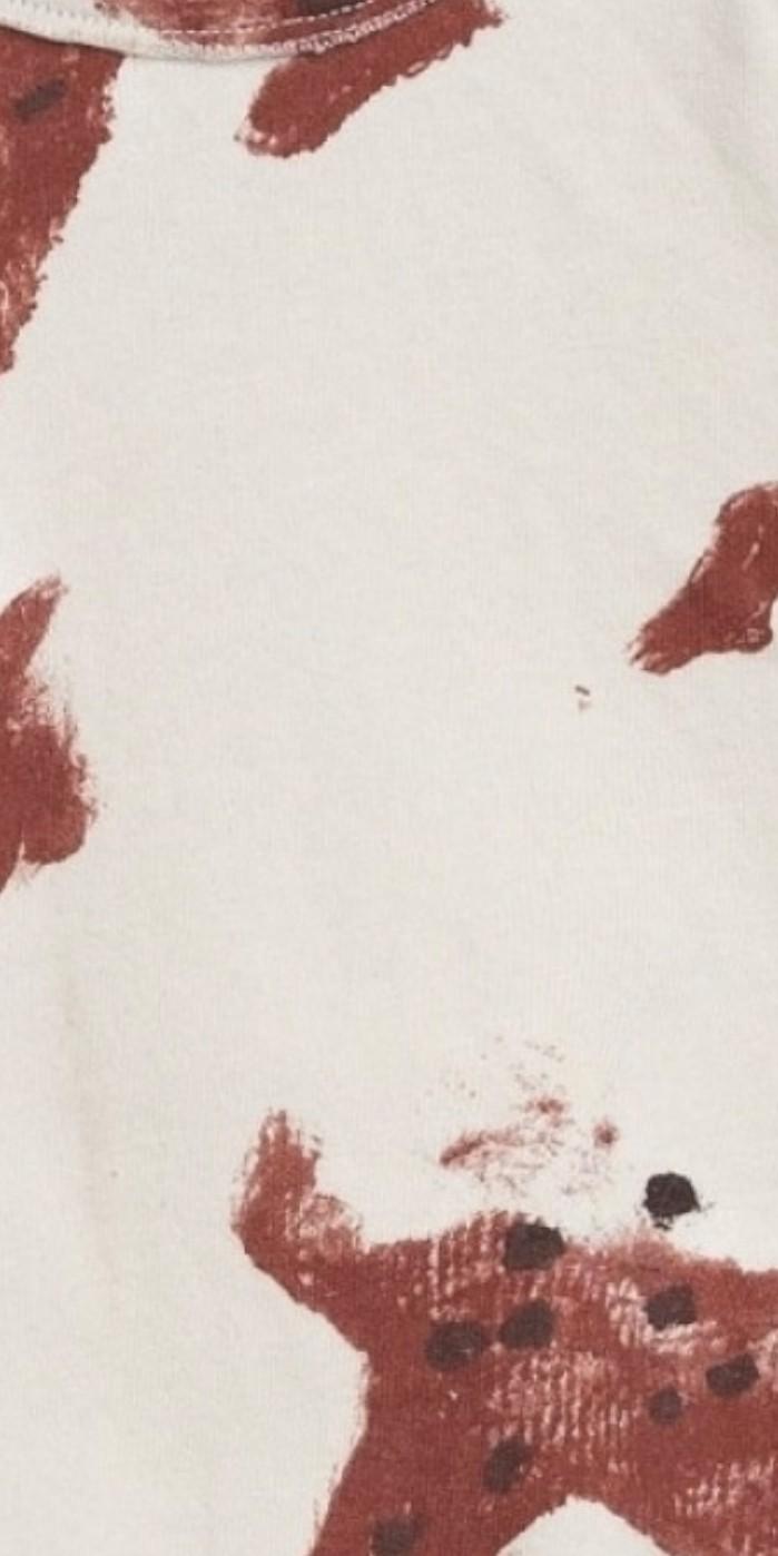 PLAY UP shirt girocollo tinta unita con stampa Panna per Neonato PA011AP11007N PANNA PLAY UP 