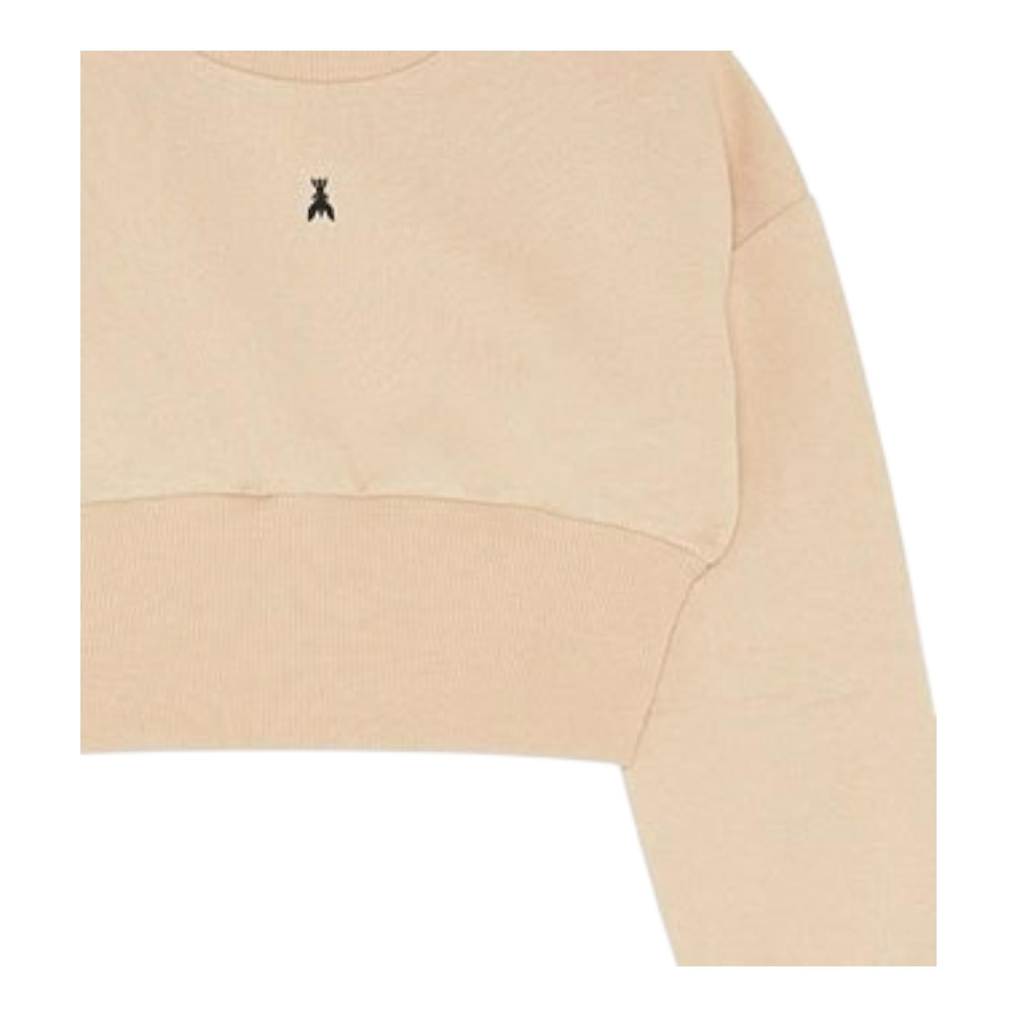PATRIZIA PEPE felpa chiusa girocollo tinta unita  Beige per Bambina 7M0870 BEIGE PATRIZIA PEPE 