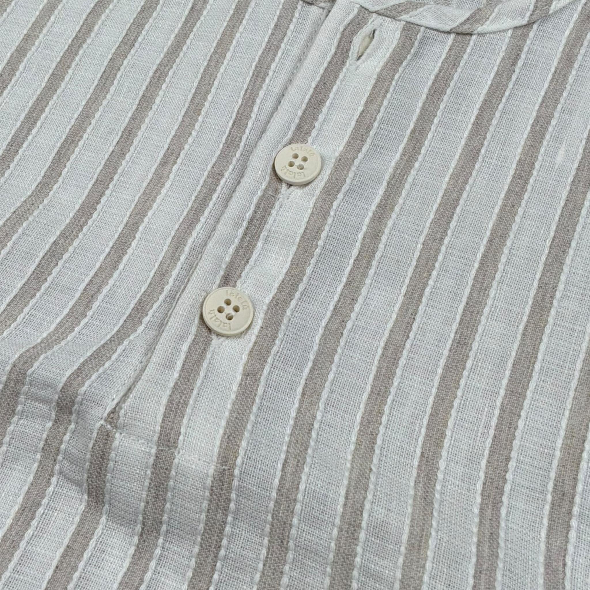 Lalalu' Completo 2 Pezzi Camicia-Bermuda per Neonato CCTL2P BEIGE LALALU' 