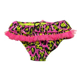 4Giveness Kostümmodell Slip einfarbig mit gepunktetem Muster fluoreszierend gelb für Baby Mädchen