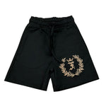 Frwrd Clothing Bermuda Tinta Unita con Elastico In Vita per Neonato KB008 NERO FRWRD CLOTHING 