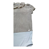 Le Bebe Body Camicia Mezza Manica Tinta Unita per Neonata LBG6382 BEIGE LE BEBE 