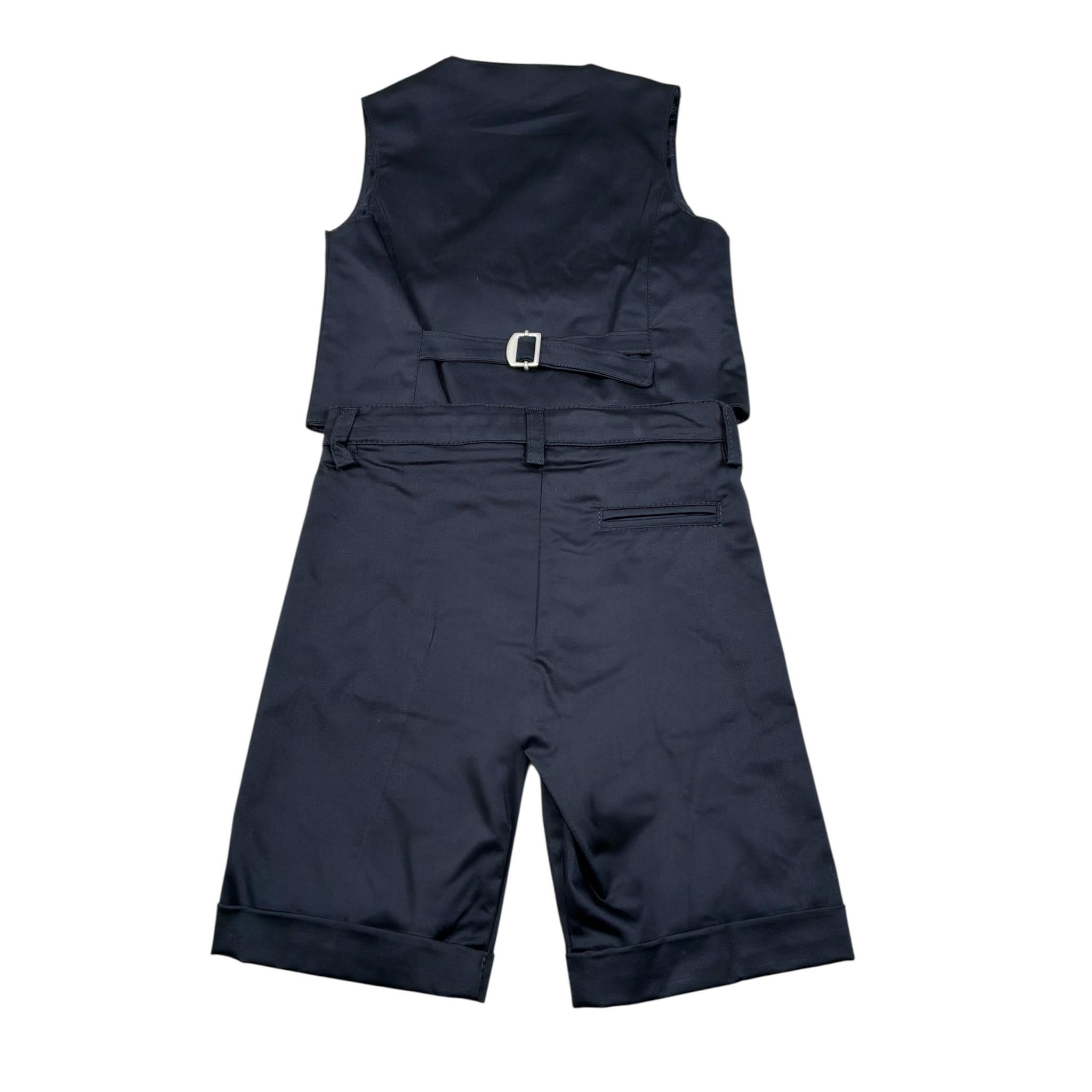 New Gereration Completo 2 Pezzi Gilet-Pantalone Blu per Neonato 41965 BLU NEW GERERATION 