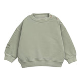 PLAY UP felpa tinta unita girocollo con stampa Verde per Bambino PA011AP10903 VERDE PLAY UP 