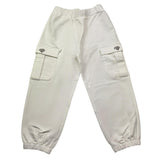 Liu Jo Pantalone Tuta Tinta Unita con Tasconi per Neonata KA5089N BIANCO LIU JO 