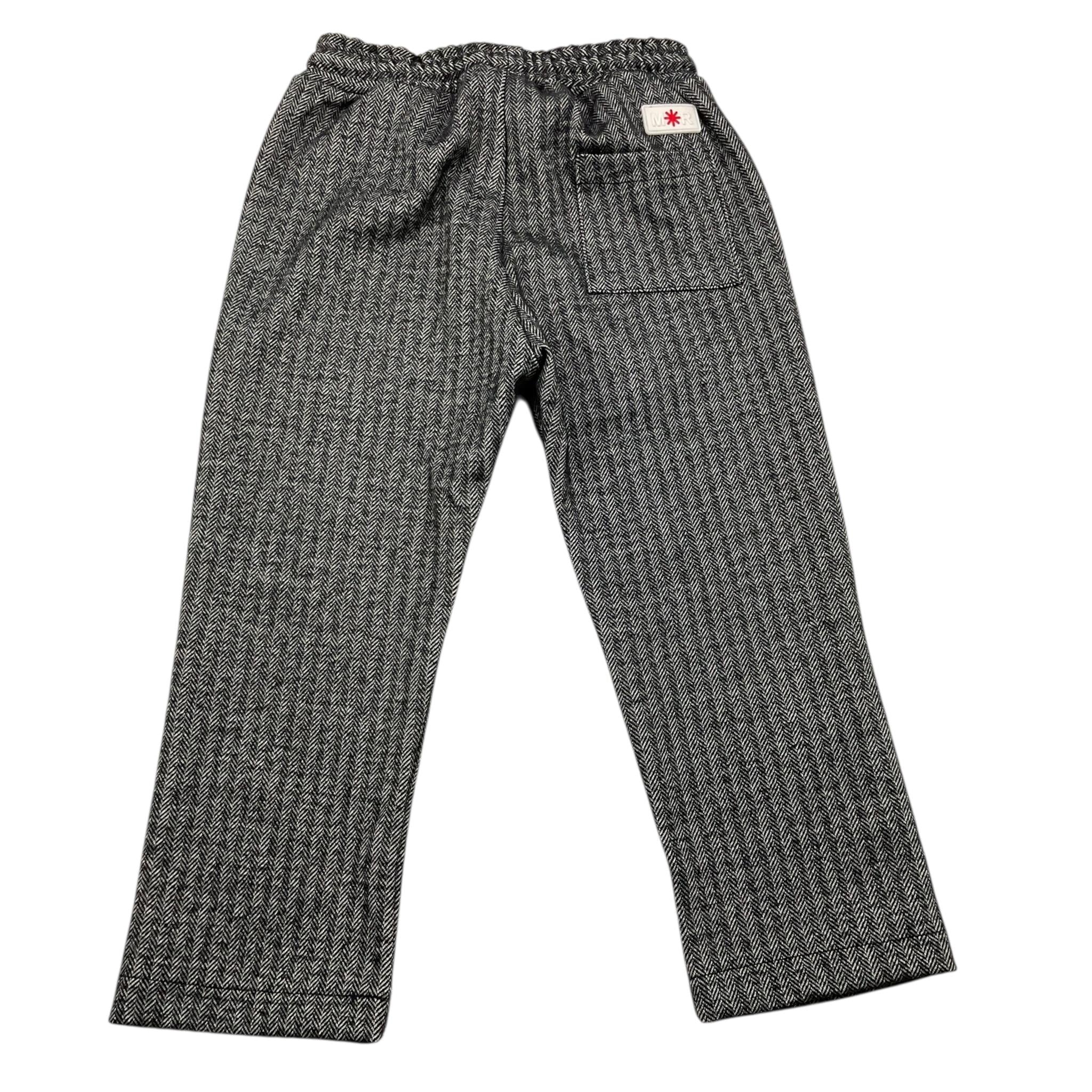 MANUEL RITZ pantalone microfantasia con elastico in vita Nero per Bambino MR2257 NERO MANUEL RITZ 