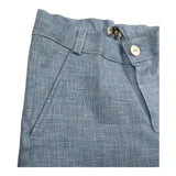 J.O. Milano Bermuda Tinta Unita con Girovita Regolabile per Neonato 574I5 AZZURRO J.O. MILANO 