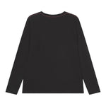 Guess Shirt Girocollo Tinta Unita con Logo per Bambino L84I29K8HM0 NERO GUESS 