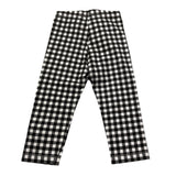Monnalisa Leggins Fantasia Quadri per Bambina 119411 NERO MONNALISA 