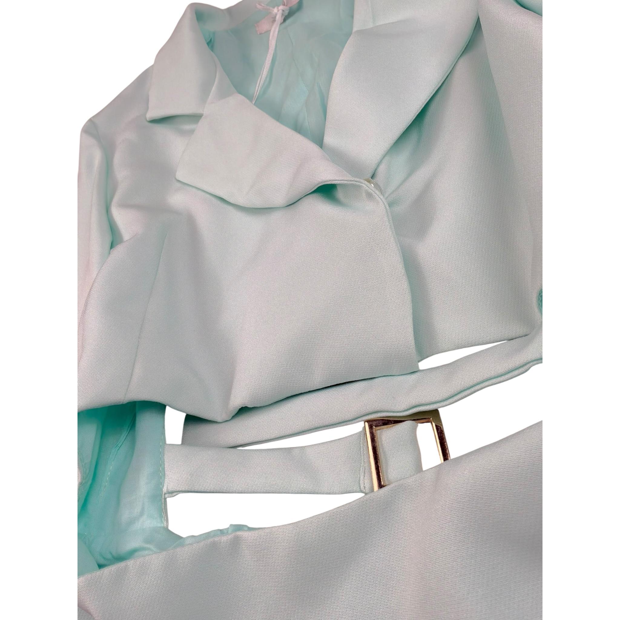 Lu Lu By Miss Grant Abito Modello Giacca tinta unita Turchese per Bambina LL3517 TURCHESE LU LU BY MISS GRANT 