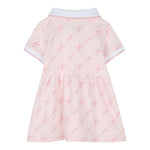 Boss Abito Mezza Manica Tinta Unita per Neonata J52184 ROSA BOSS 