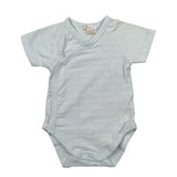 Nanan Body tinta unita con Stampa Azzurro per Neonato INFB0903A AZZURRO NANAN 