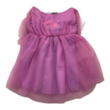 Minimo Schlichtes lila Tüllkleid für Baby Mädchen