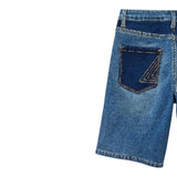 Iceberg Bermuda In Denim tinta unita Blu per Bambino MBICE4102J BLU ICEBERG 