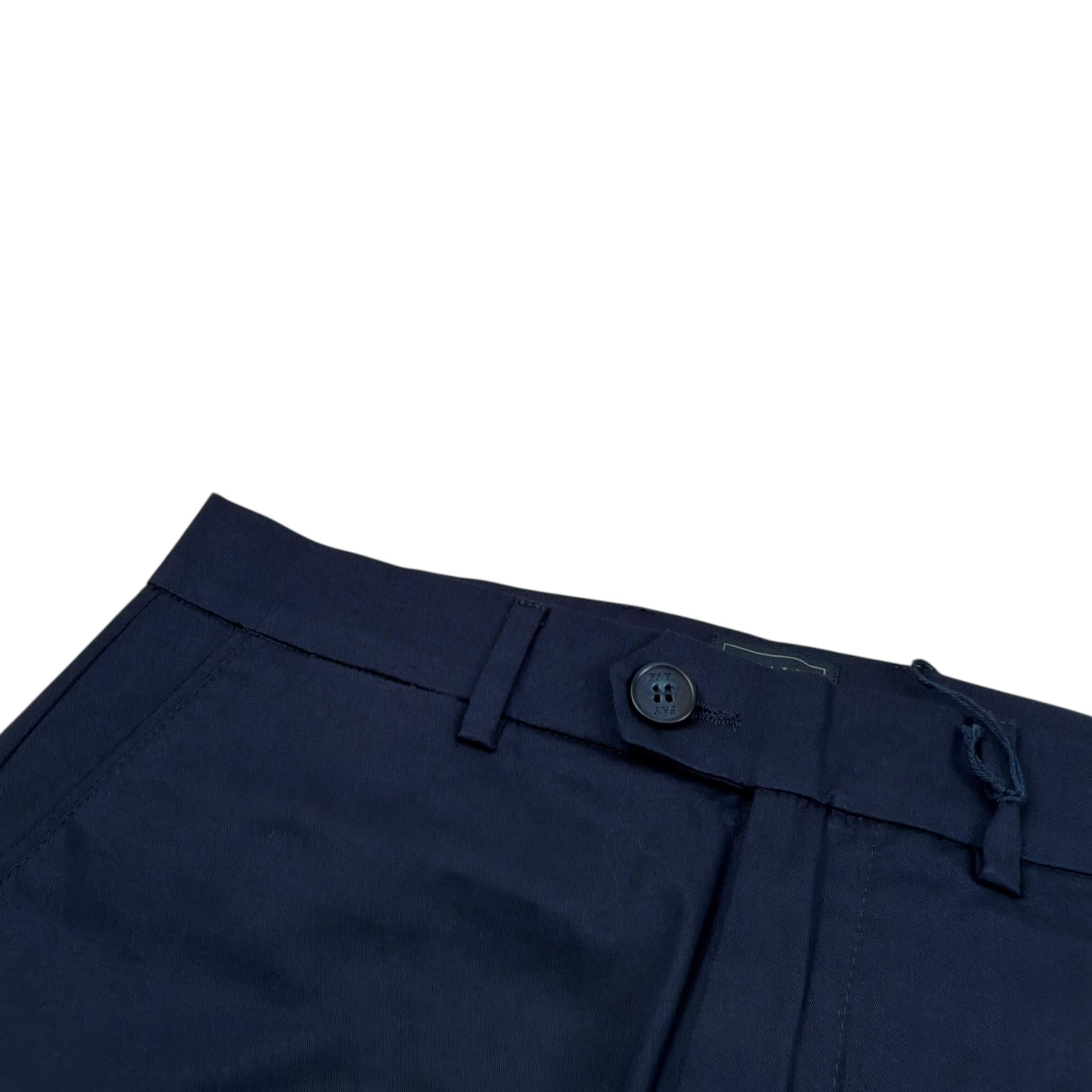 Fay Bermuda tinta unita con Tasche Americane Blu per Bambino FU6P39X BLU FAY 