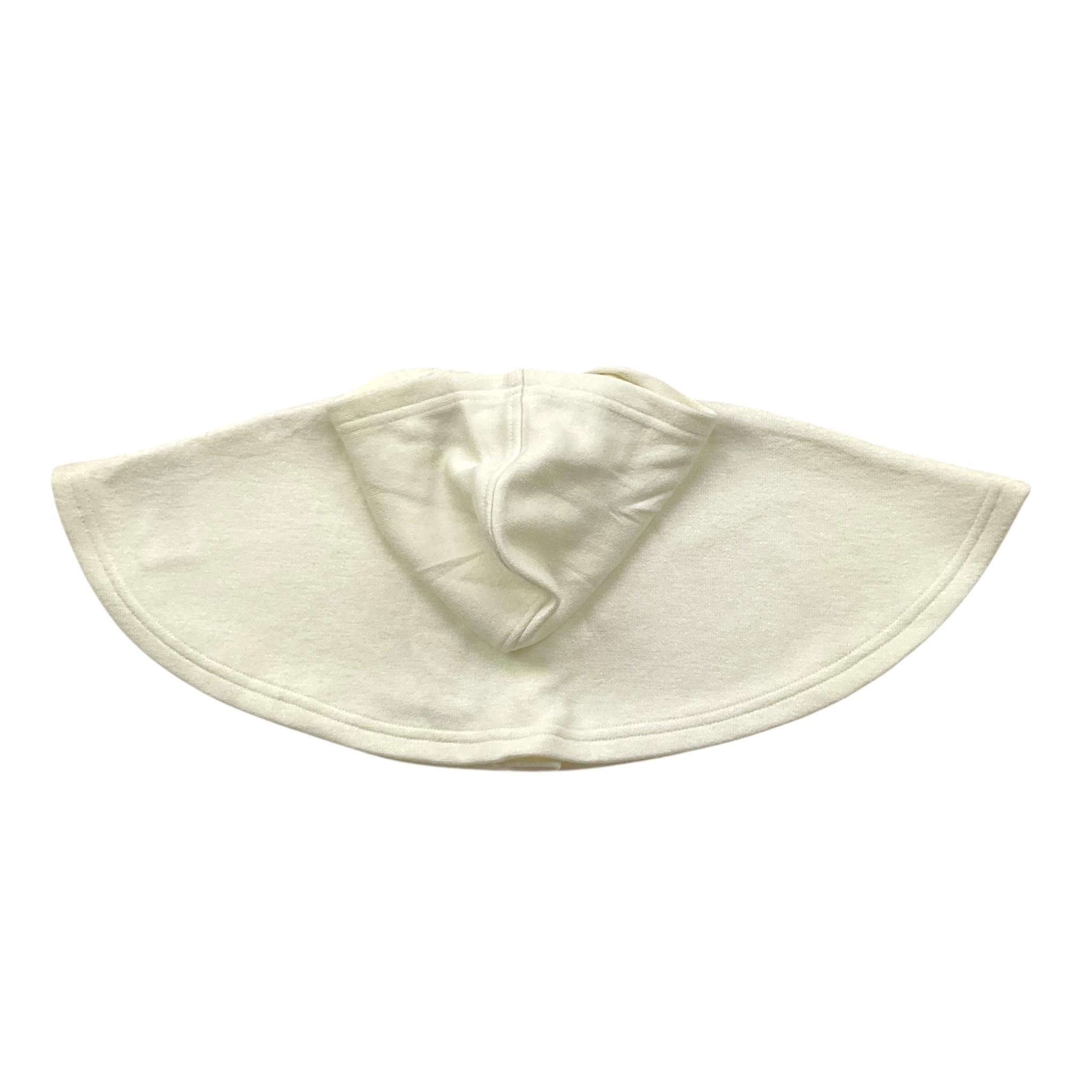 Y-CLU mantella tinta unita con cappuccio Panna per Neonata YN20719 PANNA Y-CLU 