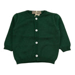 LITTLE BEAR completo 3pz body-salopettes-cardigan Verde per Neonato 5024 VERDE LITTLE BEAR 