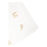 ELISABETTA FRANCHI shirt girocollo tinta unita con stampe in contrsto Bianco per Neonata EGTS072 BIANCO ELISABETTA FRANCHI 