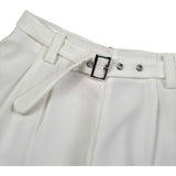 Alice Pi Short Tinta Unita con Cinturino per Bambina GA5033X BIANCO ALICE PI 