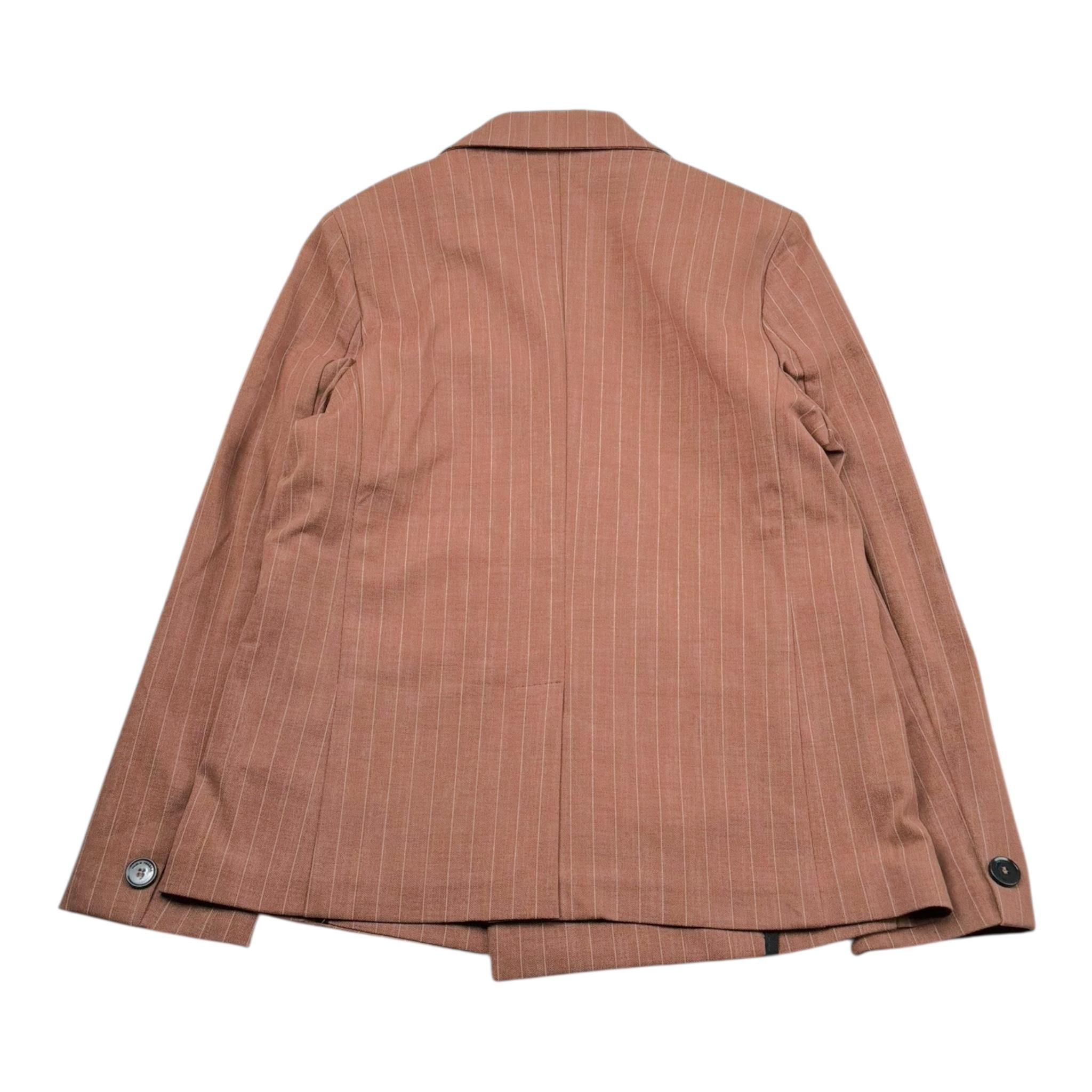 Paolo Pecora Giacca Tinta Unita con Fantasia A Righe per Bambino PP3924 MARRONE PAOLO PECORA 