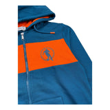 BiKKEMBERGS felpa con zip e cappuccio tinta unita Blu per Bambino BK2754 BLU BiKKEMBERGS 