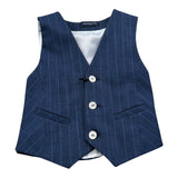 Emanuel Pris Gilet Tinta Unita per Bambino EPC2103B BLU EMANUEL PRIS 