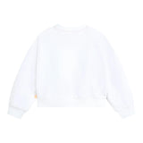 Billieblush Baby Mädchen Einfarbiges Sweatshirt mit Rundhalsausschnitt Weißer Aufdruck
