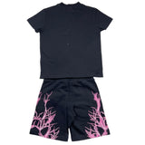 Phobia Archive 2-teiliges Set T-Shirt-Bermuda Schwarz für Jungen