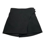 NAIDA short tinta unita in camoscio Nero per Bambina NASH159X NERO NAIDA 