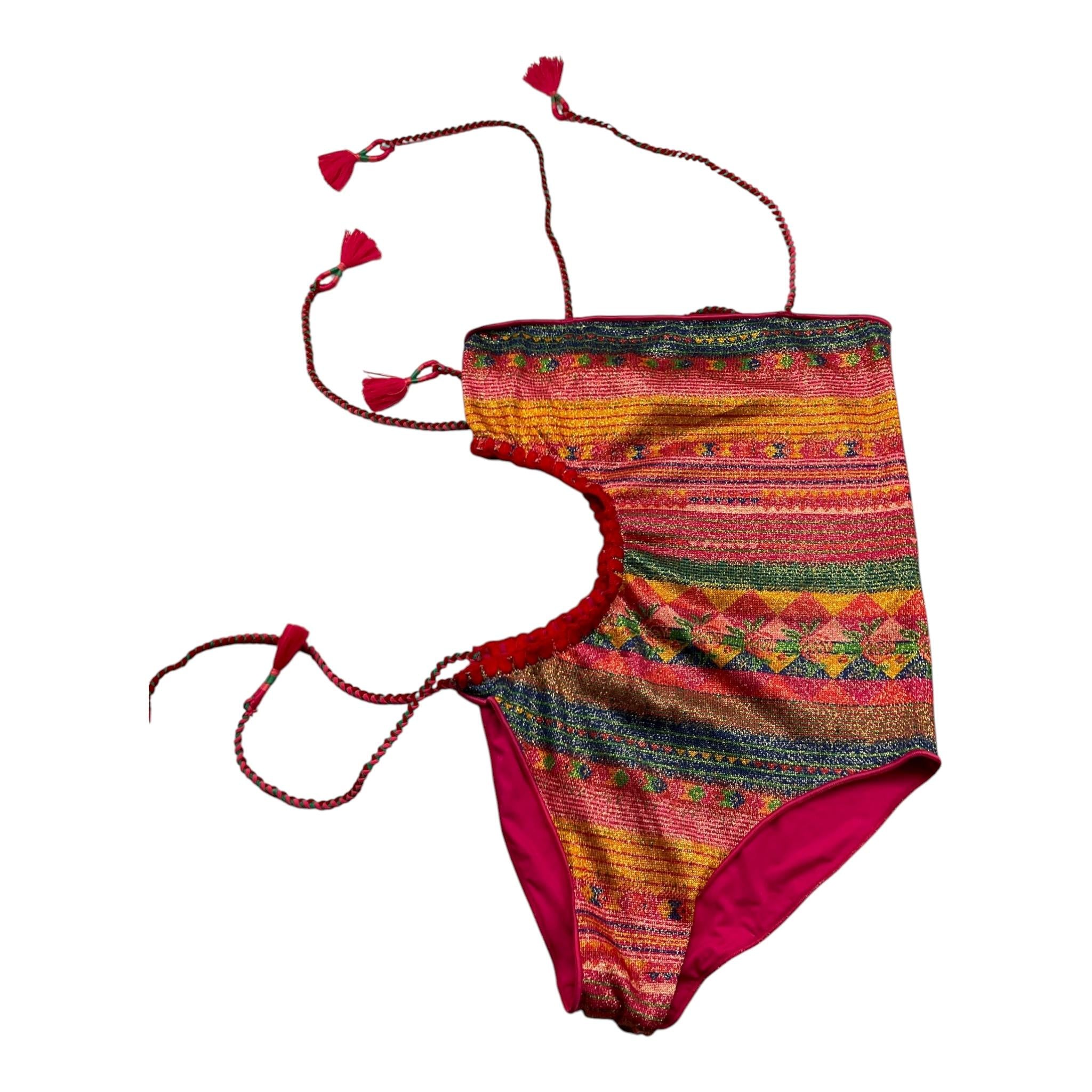 F**K Costume Intero Tinta Unita con Fantasia per Bambina FJ22022 BORDEAUX F**K 