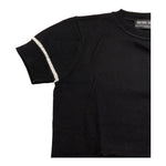 Antony Morato T-Shirt Girocollo Tinta Unita In Fila per Bambino MKSW1269 NERO ANTONY MORATO 
