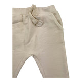 Trainingsanzug Modell Aventiquattrore Hose einfarbig beige für Neugeborene