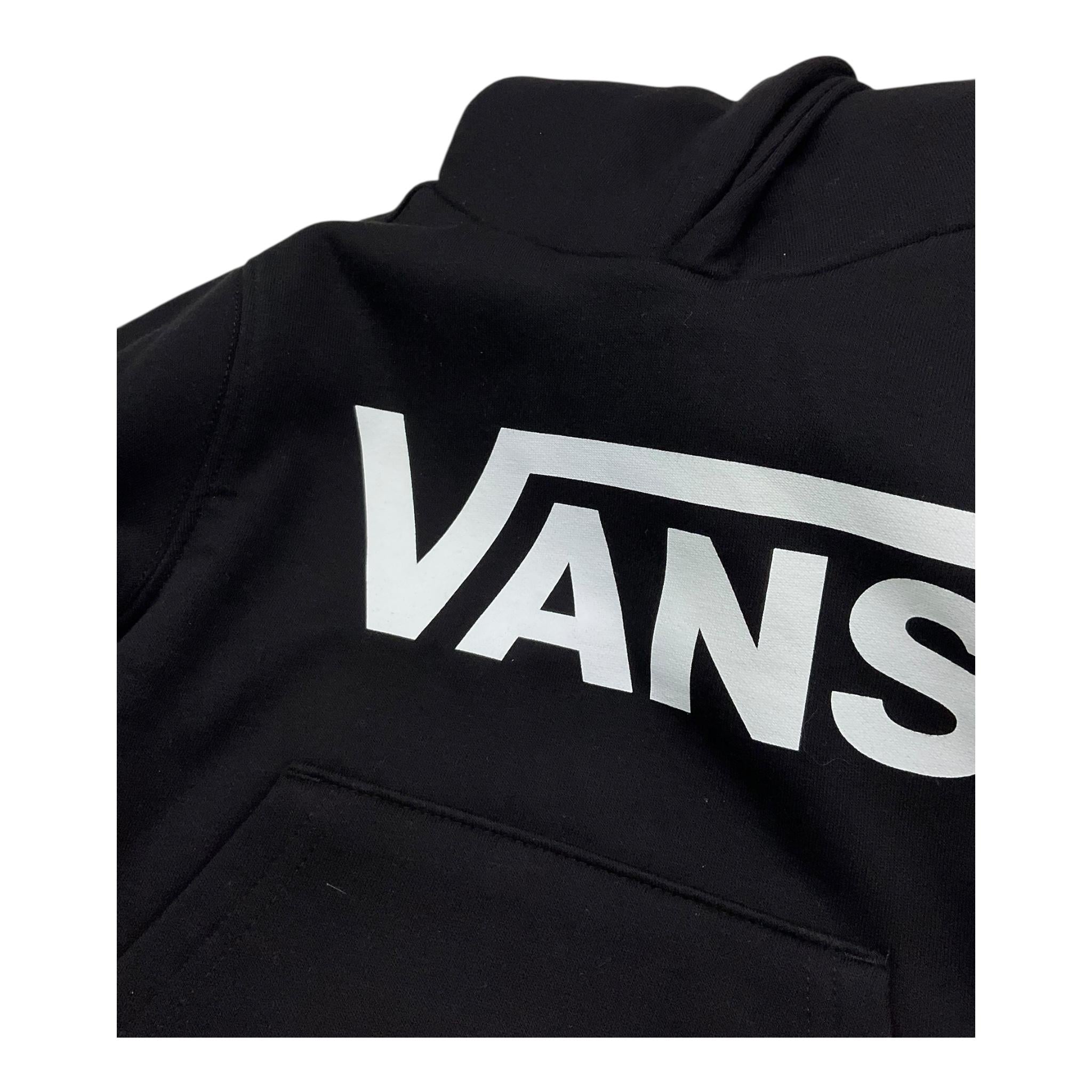 VANS felpa chiusa con cappuccio e stampa logo Nero per Bambino VN000JBMBLK1 NERO VANS 