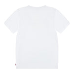 Levi'S T-Shirt Girocollo Tinta Unita con Logo per Bambino 9EM650 BIANCO LEVI'S 