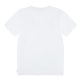 Levi'S T-Shirt Girocollo Tinta Unita con Logo per Bambino 9EM650 BIANCO LEVI'S 