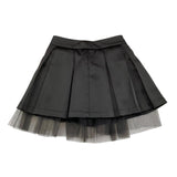 JOHN RICHMOND gonna tinta unita con tulle Nero per Bambina RGA25055GO NERO JOHN RICHMOND 