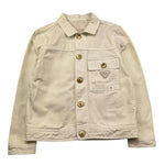 Yes London Giubbino In Denim Tinta Unita per Bambino JR0042 PANNA YES LONDON 