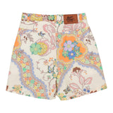 Etro Short Tinta Unita Stampa Fantasia per Bambina GW6B19 PANNA ETRO 