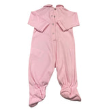 Chiara Ferragni Baby Mädchen Einfarbig Langarm Strampler Rosa