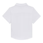 Boss Camicia Mezza Manica Tinta Unita per Neonato J52092XXN BIANCO BOSS 