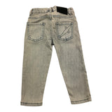 Cesare Paciotti Jeans, einfarbig, mit verstellbarer Taille, Beige, für Neugeborene