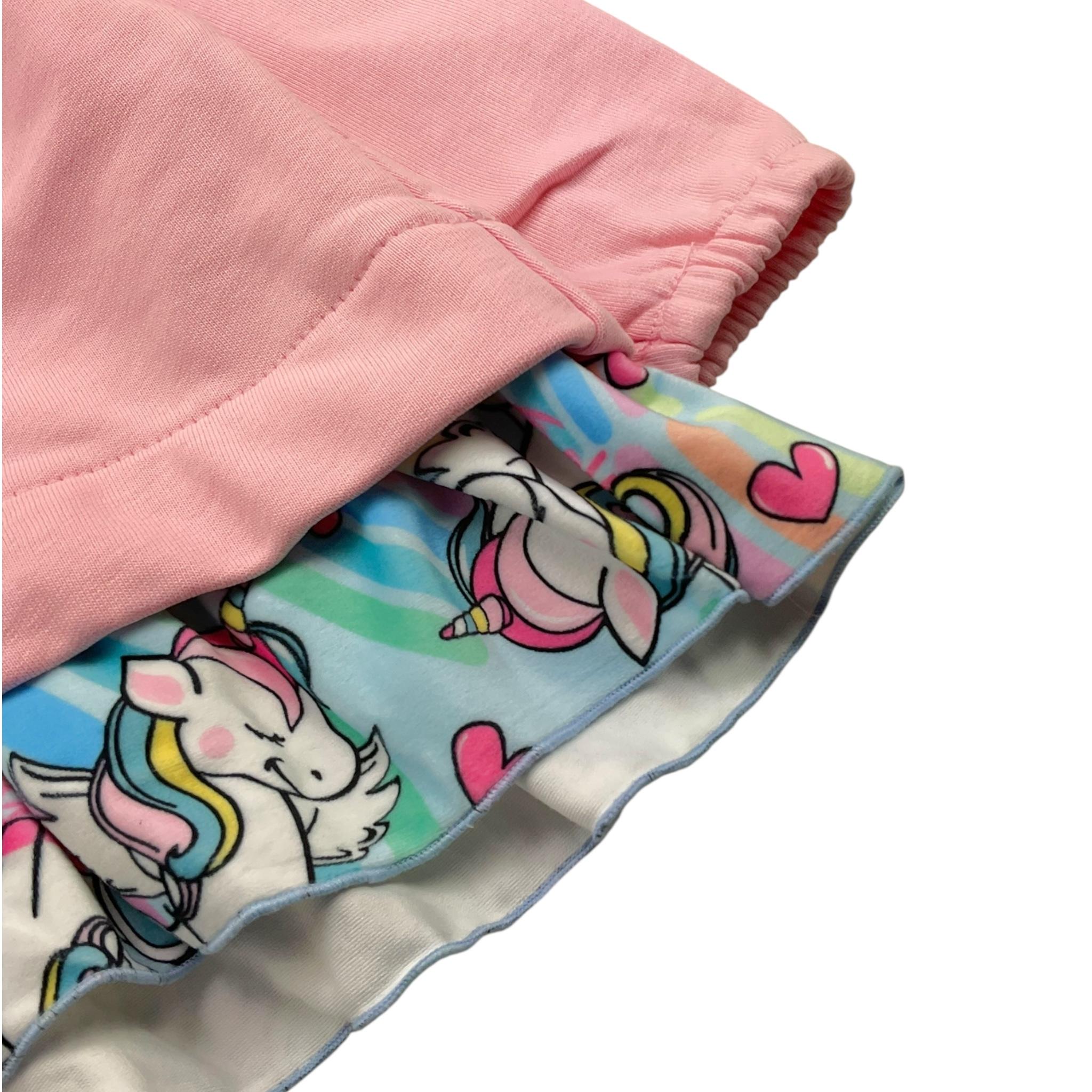 MOUSSE felpa tinta unita con zip e cappuccio Rosa per Bambina HKZR361P ROSA MOUSSE 