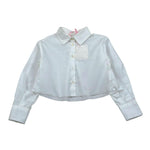 Vicolo Camicia Manica Lunga Tinta Unita per Neonata 3141CY1127N PANNA VICOLO 