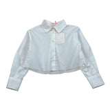 Vicolo Camicia Manica Lunga Tinta Unita per Neonata 3141CY1127N PANNA VICOLO 